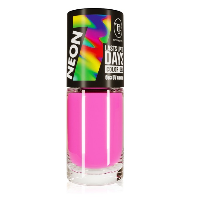 

Лак для ногтей TF Color Gel Lasts Up To 7 Days Neon, тон 314 Barbie Hype, 8 мл