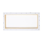 Холст на подрамнике, хлопок 100%, 1.6×20×40 см, акриловый грунт, среднезернистый, 380 г/м² - Фото 4