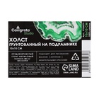 Холст на подрамнике хлопок 100% акрил грунт 1,0*10*10 см, с/з 380 г/м2 - Фото 8