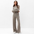 Комплект женский (брюки, джемпер) MIST, размер 46, цвет серый - фото 320461304