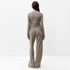 Комплект женский (брюки, джемпер) MIST, размер 44, цвет серый - Фото 6