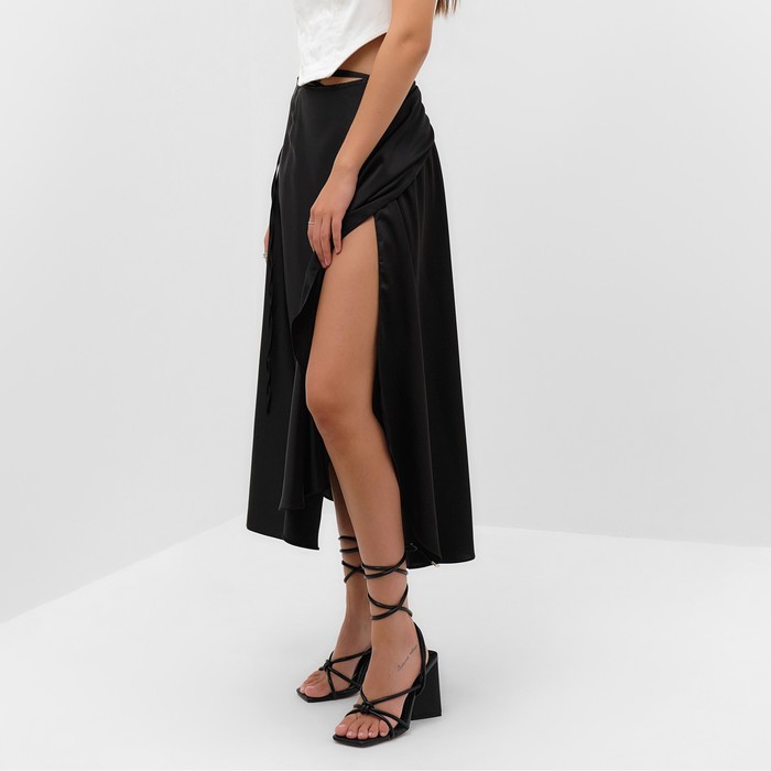 Юбка женская на запах MIST Classic Collection, р. L-XL, черный