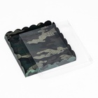 Коробка для печенья, «Камуфляж» 21×21×3 см 9807454 Коробка для печенья, «Камуфляж» 21×21×3 см 9807454