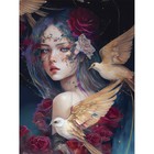 Алмазная мозаика с частичным заполнением на холсте «Птицы», 30×40 см - Фото 2