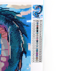 Алмазная вышивка с частичным заполнением на холсте «Девочка и дракон», 30×40 см - Фото 2