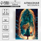 Алмазная мозаика на новый год с частичным заполнением на холсте «Сказка», 30×40 см, набор для творчества - Фото 1