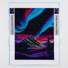 Алмазная мозаика на новый год с полным заполнением на холсте «Северное сияние», 30×40 см, набор для творчества - Фото 3