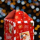 Коробка подарочная складная "Новогодица красный" 18,5 х 10 х 30,5 см - Фото 5