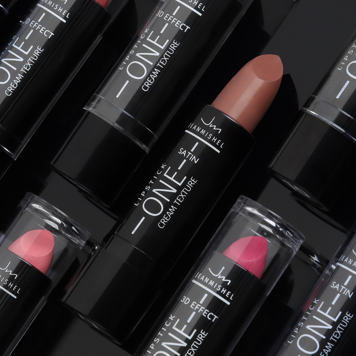 Помада для губ JEANMISHEL 3D эффект тон 02 натуральный бежевый, 14 г - Фото 1