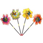 Ветерок "Цветок" с бабочкой, цвета МИКС - Фото 3
