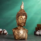 Фигура "Бюст Будды" бронза, 26см - фото 3803869