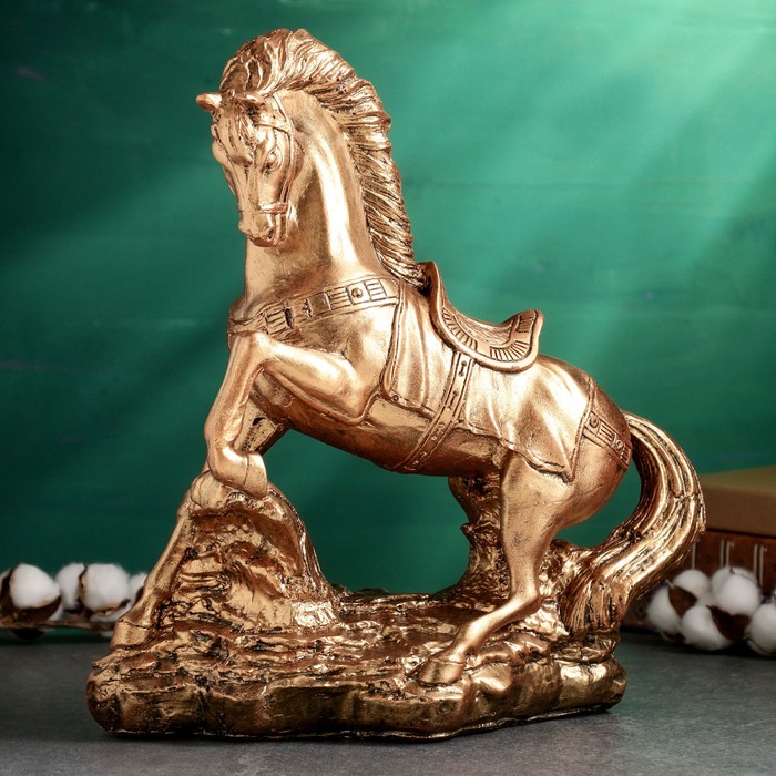 Фигура "Конь" бронза, 35см - Фото 1