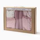 Набор для новорожденных 15 предметов, цвет пыльная роза/розовый/молочный, рост 56-62 см - фото 23465118