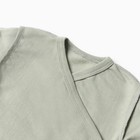 Комплект для детей (комбинезон, чепчик), цвет хаки, рост 56 см - фото 24202140