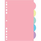 Разделитель листов A5 (210×165 мм) цветовой, 5 листов, «deVENTE. Pastel» полипропилен 140 мкм, индивидуальная упаковка - Фото 1