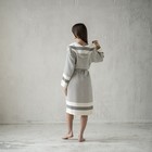 Халат банный женский «Ризе», размер S-M, цвет серый - Фото 4