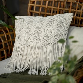 Декоративная подушка «Сеута», размер 45х45 см, цвет серый