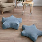 Декоративная подушка «Старс», размер 55х55х12 см, цвет голубой - Фото 4