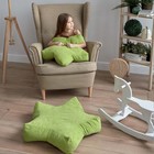 Декоративная подушка «Старс», размер 55х55х12 см, цвет зелёный - Фото 2