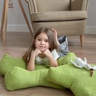 Декоративная подушка «Старс», размер 55х55х12 см, цвет зелёный - Фото 5