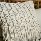 Декоративная подушка «Феса», размер 45х45 см, цвет серый - фото 301022842