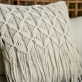 Декоративная подушка «Феса», размер 45х45 см, цвет серый