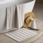 Комплект ковриков для ванны «Агра», размер 50x60 cм, 60x100 см, цвет бежевый - фото 296813278