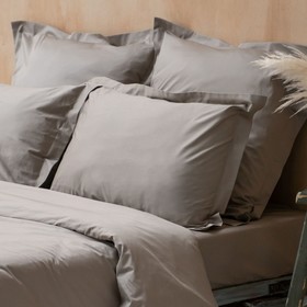 Комплект наволочек «Ферги», размер 50x70 см, цвет бежево-серый, 2 шт