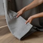 Комплект штор с подхватами «Мэри», размер 145x280 см, цвет бежево-серый, 2 шт - Фото 4