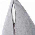 Наволочка «Тина», размер 45х45 см, цвет серебристый - Фото 2