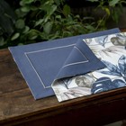 Плейсмат «Терра», размер 35х50 см, цвет синий - Фото 2