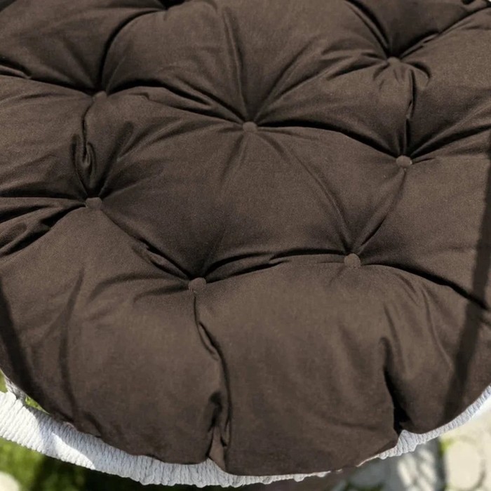 Подушка для качелей «Билли», диаметр 60 см, цвет коричневый - фото 1882869257
