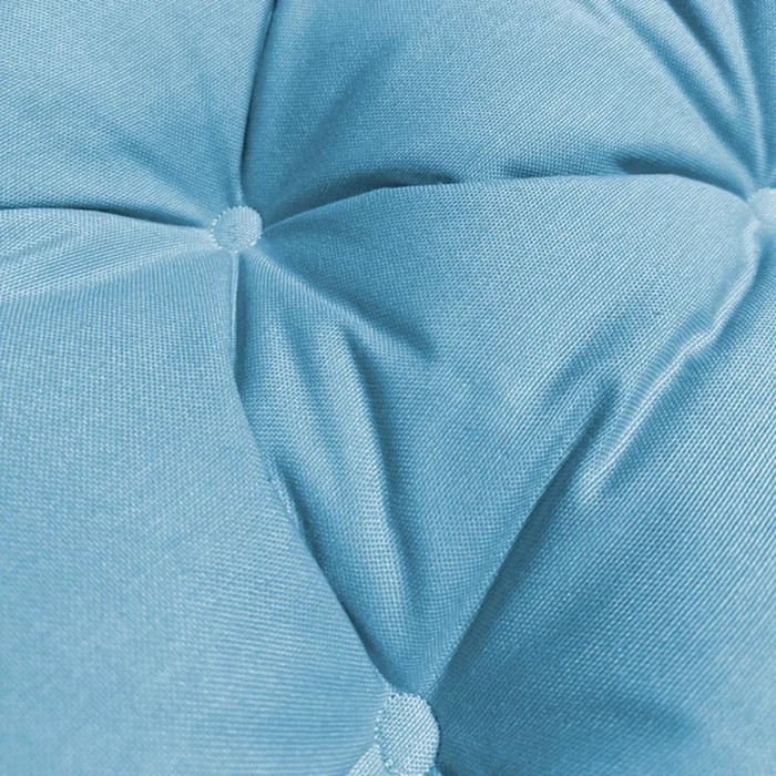 Подушка для качелей «Билли», диаметр 60 см, цвет небесно-голубой - фото 1882869319