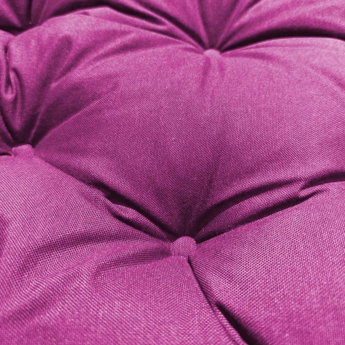 Подушка для качелей «Билли», диаметр 60 см, цвет фуксия - фото 1882869393