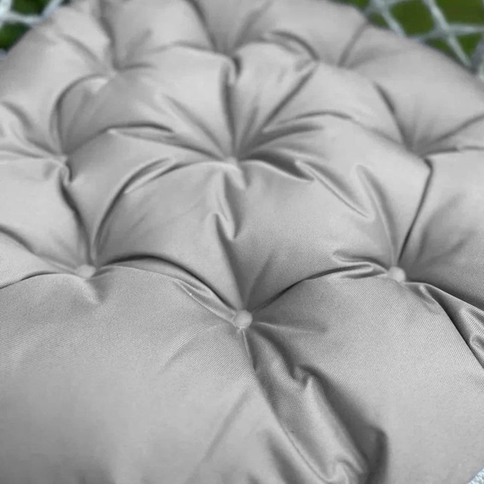 Подушка для качелей «Вилли», диаметр 60 см, цвет светло-серый - фото 1882869404