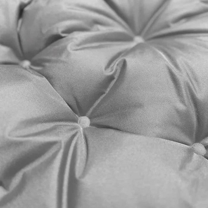 Подушка для качелей «Вилли», диаметр 60 см, цвет светло-серый - фото 1882869405