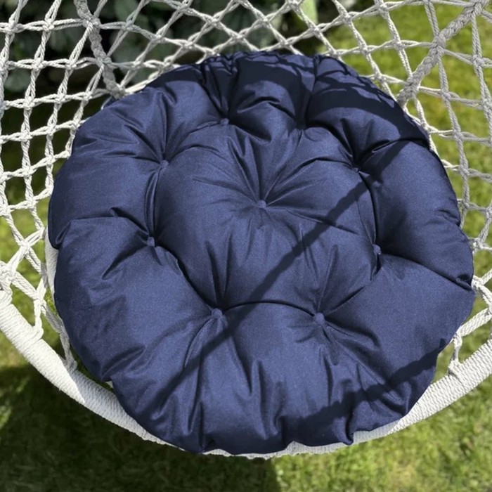 Подушка для качелей «Вилли», диаметр 60 см, цвет синий - фото 1882869422