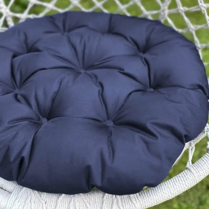 Подушка для качелей «Вилли», диаметр 60 см, цвет синий - фото 1882869423