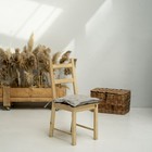Подушка на стул «Ибица», размер 40х40 см, цвет бежево-серый - фото 301196267