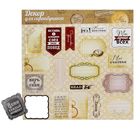 Вырубные картонные теги для скрапбукинга "Мудрые слова" - Фото 1