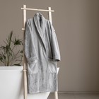 Халат «Тао», размер XL, цвет серый - Фото 5