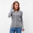 Джемпер женский MINAKU: Knitwear collection цвет серый, размер 46-48 - фото 72177
