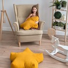 Декоративная подушка «Старс», размер 55х55х12 см, цвет жёлтый - Фото 6