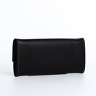 Кошелёк женский на кнопке, цвет чёрный - фото 23043062