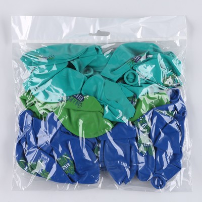 Воздушный шар латексный 12" «С днём рождения. Для мальчика», 50 шт.