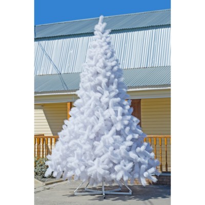 Сосна искусственная Green trees «Рублевская», ствольная, хвоя-леска, цвет белый, 5 м