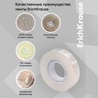 Клейкая лента канцелярская, 18 мм х 33 метра, ErichKrause Crystal, суперпрозрачная, дисплей, цена за 1шт. 10122124 - фото 14046553