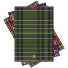 Тетрадь 48 листов в клетку, А4, ErichKrause "Scottish Cage", пластиковая обложка, блок офсет. белизна 100%, микс - фото 24302608