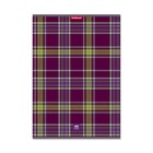 Тетрадь 48 листов в клетку, А4, ErichKrause "Scottish Cage", пластиковая обложка, блок офсет. белизна 100%, микс - фото 24302610