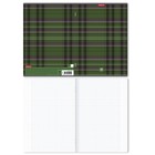 Тетрадь 48 листов в клетку, А4, ErichKrause "Scottish Cage", пластиковая обложка, блок офсет. белизна 100%, микс - фото 24302612